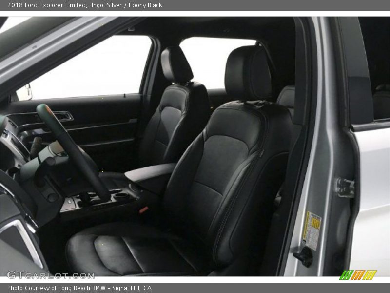 Ingot Silver / Ebony Black 2018 Ford Explorer Limited