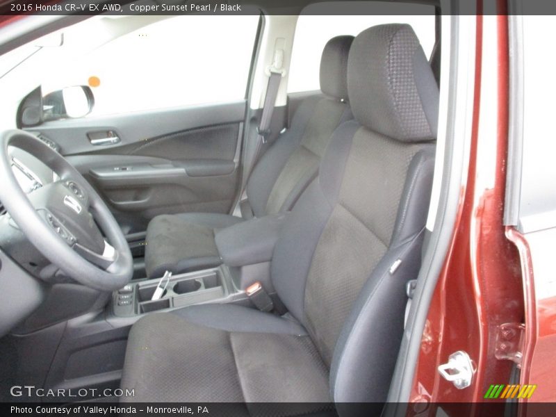 Copper Sunset Pearl / Black 2016 Honda CR-V EX AWD