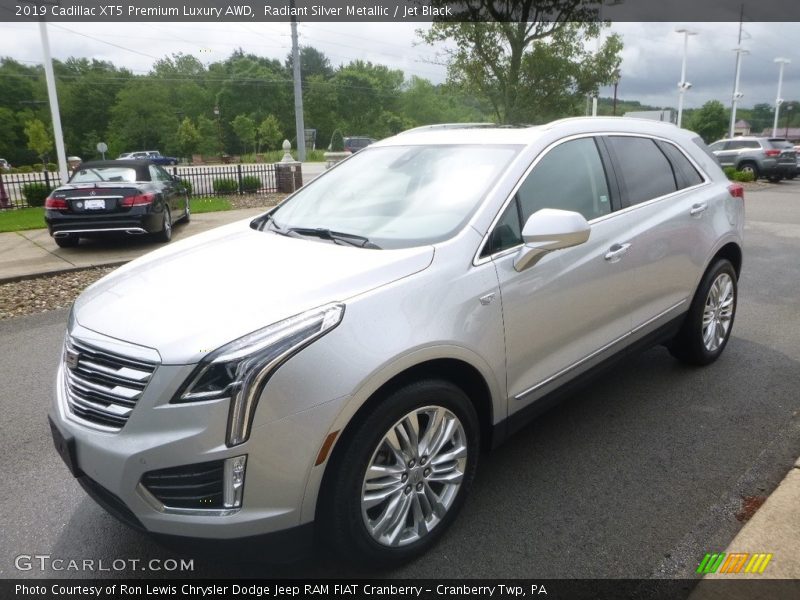 Radiant Silver Metallic / Jet Black 2019 Cadillac XT5 Premium Luxury AWD