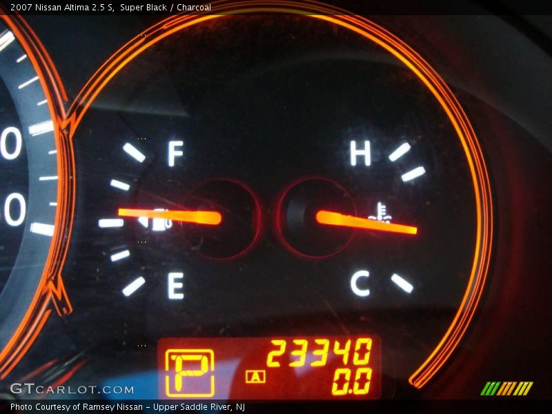 Super Black / Charcoal 2007 Nissan Altima 2.5 S