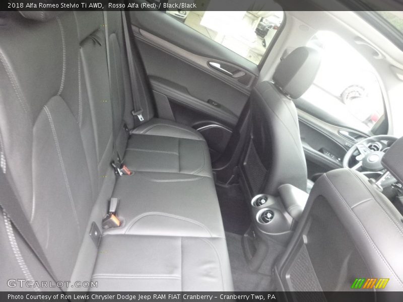 Rosso Alfa (Red) / Black/Black 2018 Alfa Romeo Stelvio Ti AWD