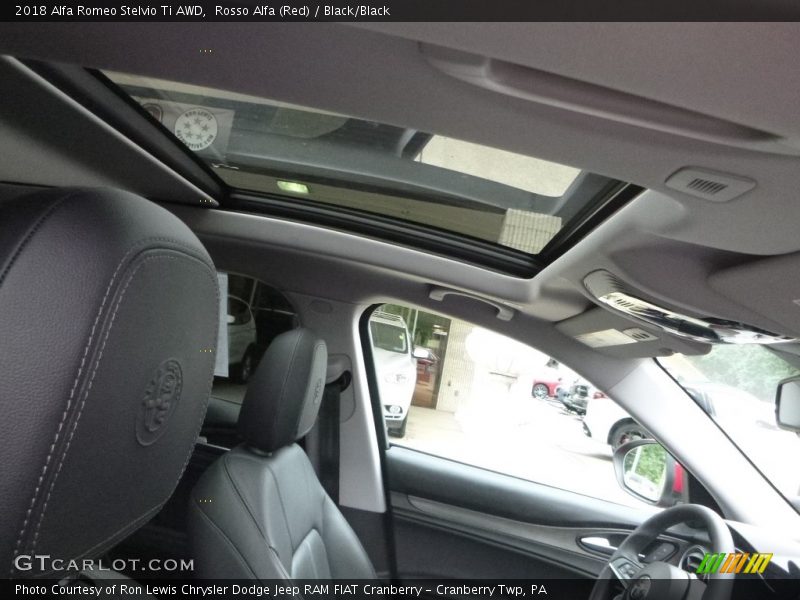Rosso Alfa (Red) / Black/Black 2018 Alfa Romeo Stelvio Ti AWD