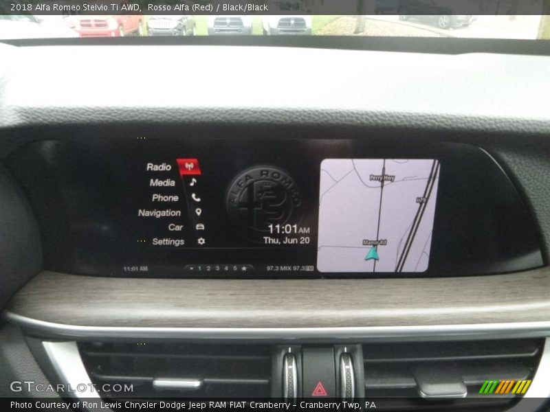 Rosso Alfa (Red) / Black/Black 2018 Alfa Romeo Stelvio Ti AWD