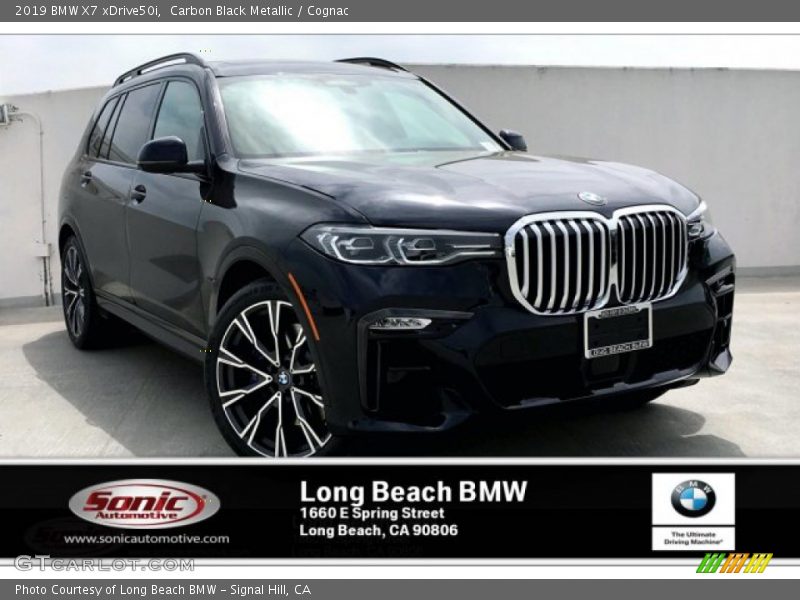 Carbon Black Metallic / Cognac 2019 BMW X7 xDrive50i