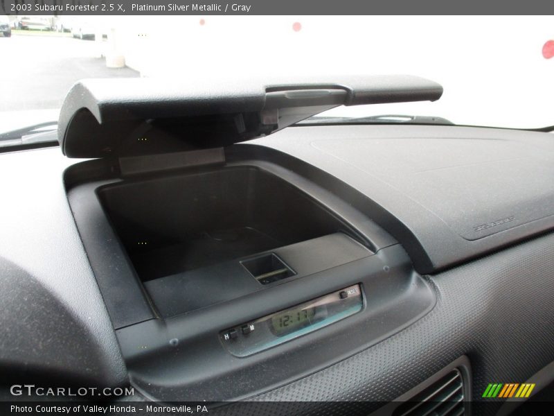 Platinum Silver Metallic / Gray 2003 Subaru Forester 2.5 X