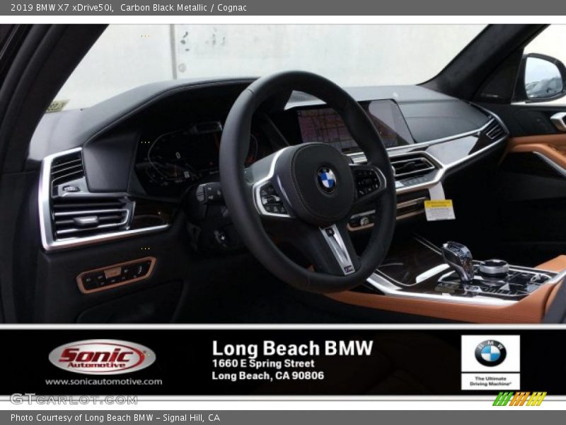 Carbon Black Metallic / Cognac 2019 BMW X7 xDrive50i