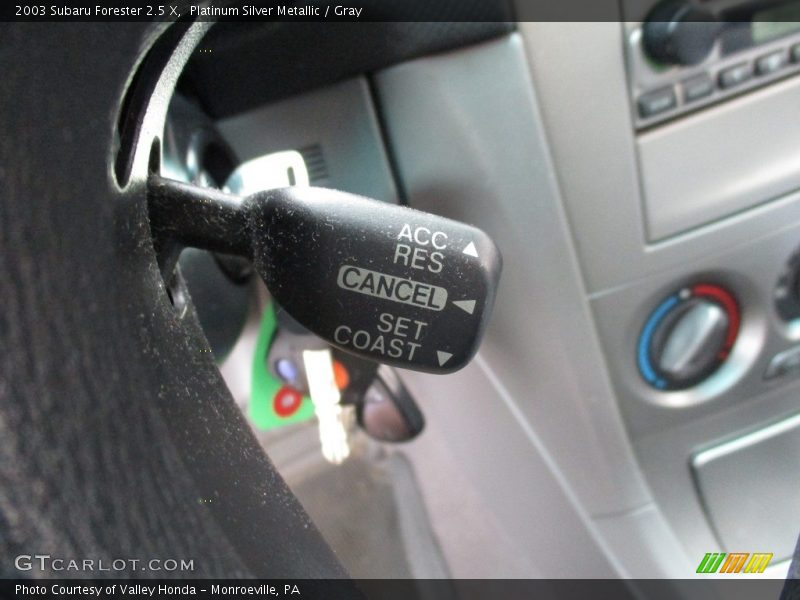 Platinum Silver Metallic / Gray 2003 Subaru Forester 2.5 X