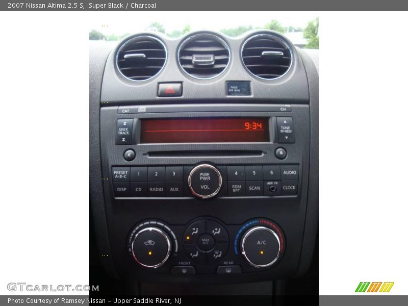 Super Black / Charcoal 2007 Nissan Altima 2.5 S