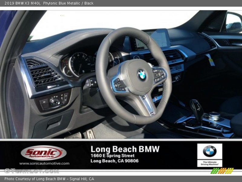Phytonic Blue Metallic / Black 2019 BMW X3 M40i