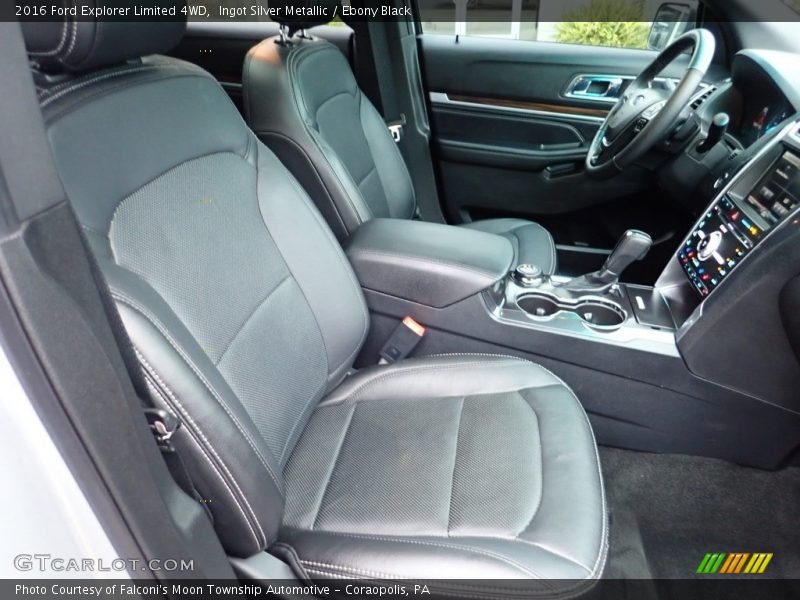 Ingot Silver Metallic / Ebony Black 2016 Ford Explorer Limited 4WD