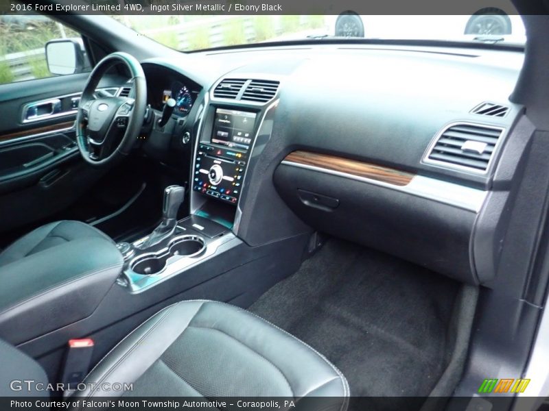 Ingot Silver Metallic / Ebony Black 2016 Ford Explorer Limited 4WD