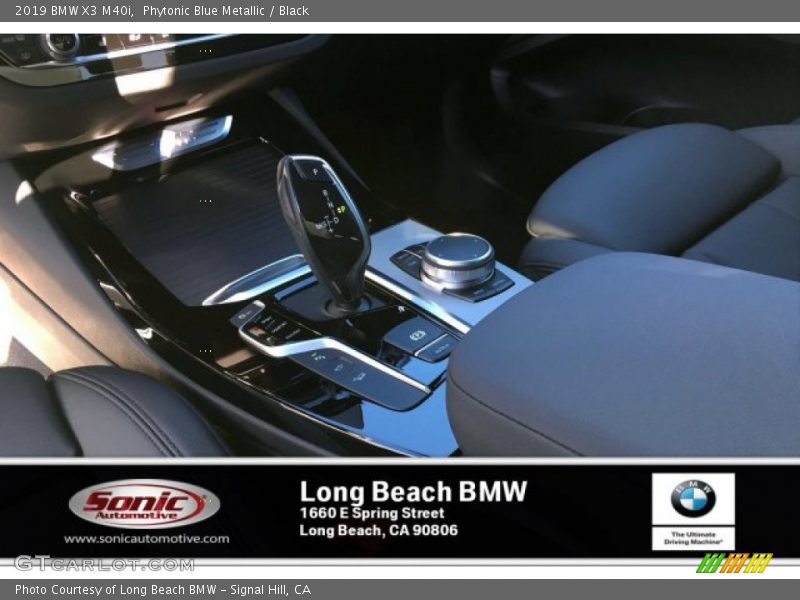 Phytonic Blue Metallic / Black 2019 BMW X3 M40i