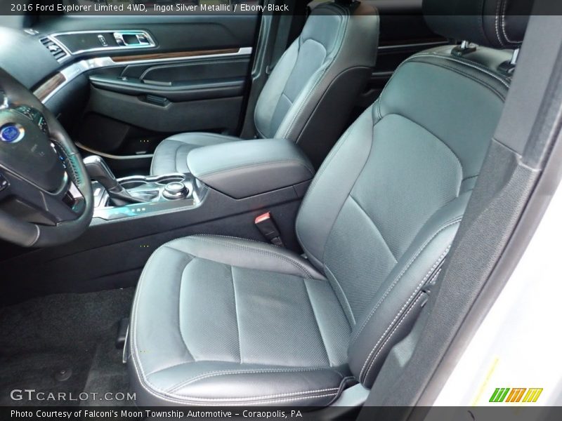 Ingot Silver Metallic / Ebony Black 2016 Ford Explorer Limited 4WD