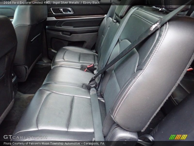 Ingot Silver Metallic / Ebony Black 2016 Ford Explorer Limited 4WD