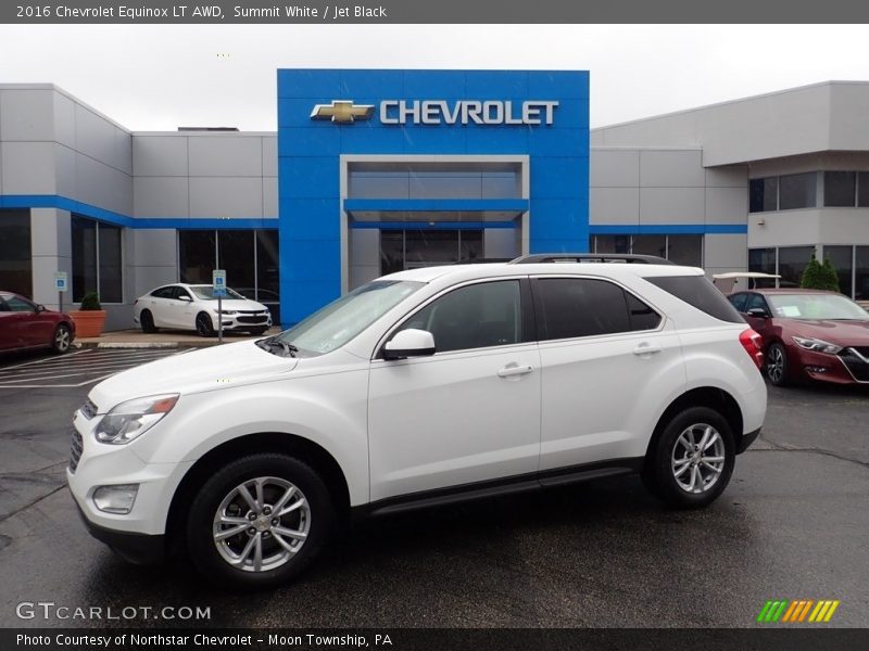 Summit White / Jet Black 2016 Chevrolet Equinox LT AWD