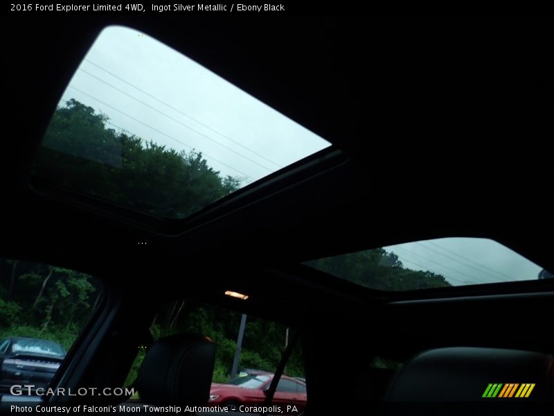 Ingot Silver Metallic / Ebony Black 2016 Ford Explorer Limited 4WD