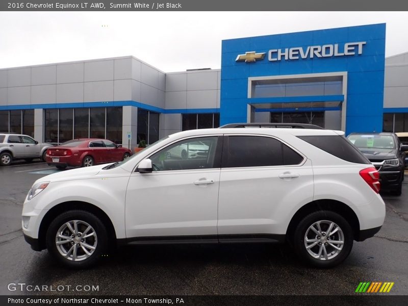 Summit White / Jet Black 2016 Chevrolet Equinox LT AWD