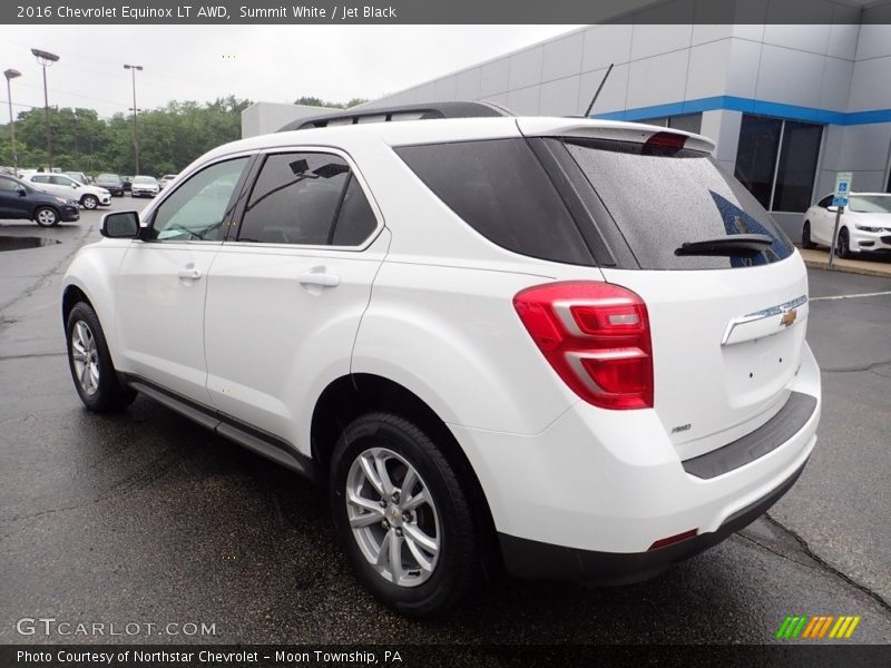 Summit White / Jet Black 2016 Chevrolet Equinox LT AWD