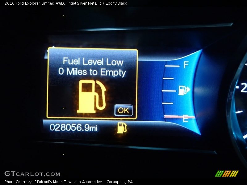 Ingot Silver Metallic / Ebony Black 2016 Ford Explorer Limited 4WD