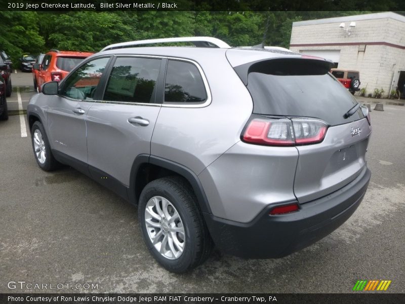 Billet Silver Metallic / Black 2019 Jeep Cherokee Latitude
