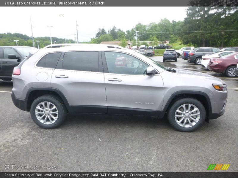 Billet Silver Metallic / Black 2019 Jeep Cherokee Latitude