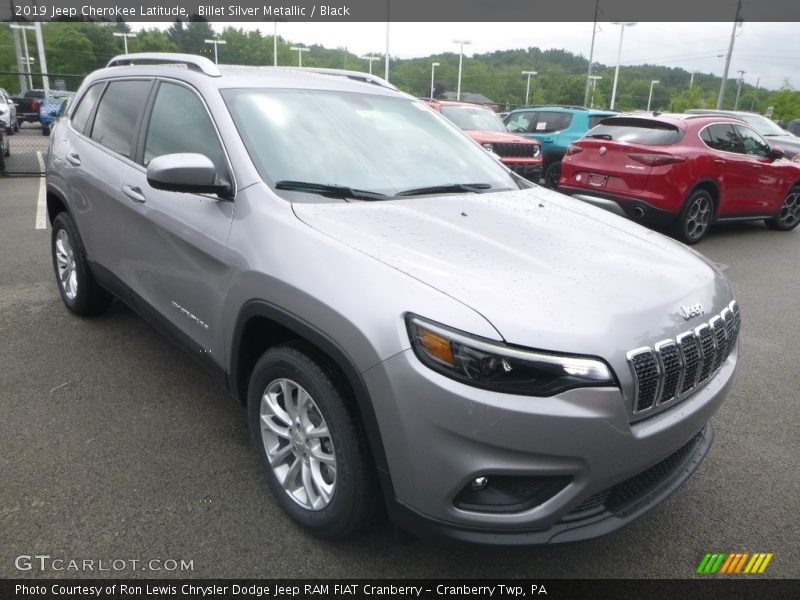 Billet Silver Metallic / Black 2019 Jeep Cherokee Latitude