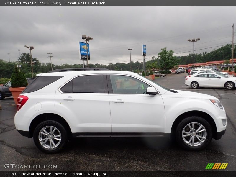 Summit White / Jet Black 2016 Chevrolet Equinox LT AWD