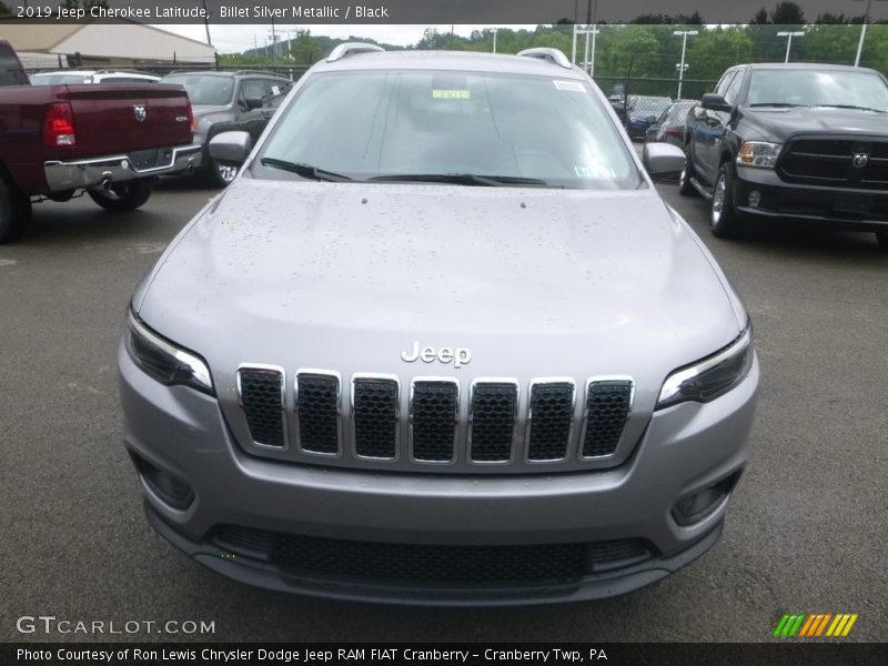 Billet Silver Metallic / Black 2019 Jeep Cherokee Latitude
