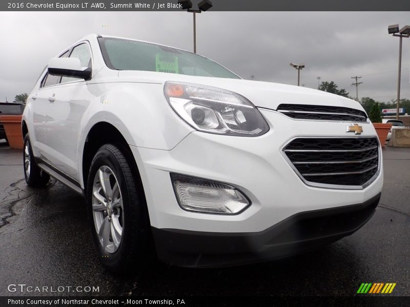 Summit White / Jet Black 2016 Chevrolet Equinox LT AWD