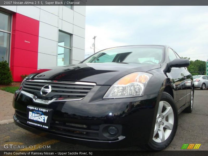 Super Black / Charcoal 2007 Nissan Altima 2.5 S