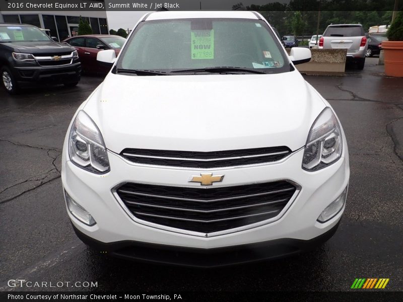 Summit White / Jet Black 2016 Chevrolet Equinox LT AWD