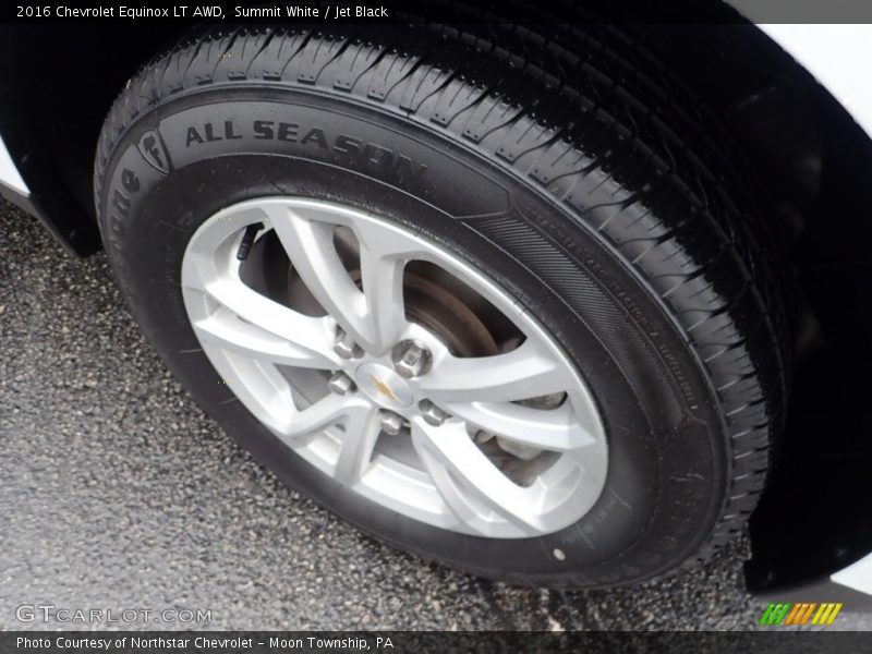 Summit White / Jet Black 2016 Chevrolet Equinox LT AWD