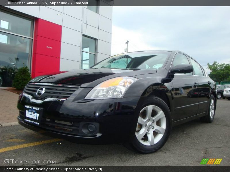 Super Black / Charcoal 2007 Nissan Altima 2.5 S