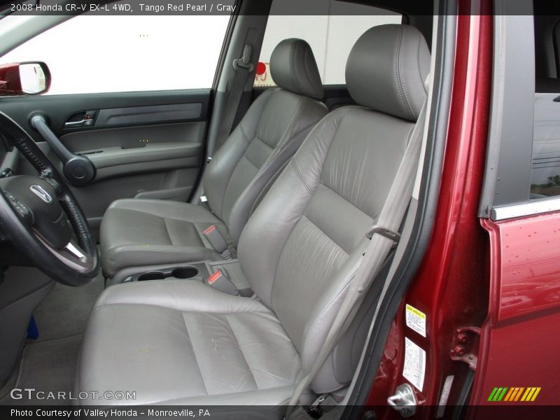 Tango Red Pearl / Gray 2008 Honda CR-V EX-L 4WD
