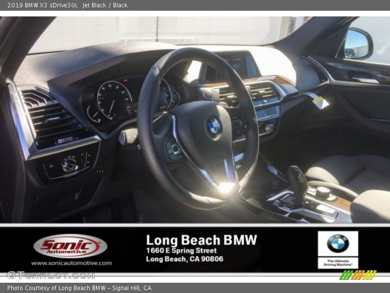 Jet Black / Black 2019 BMW X3 sDrive30i