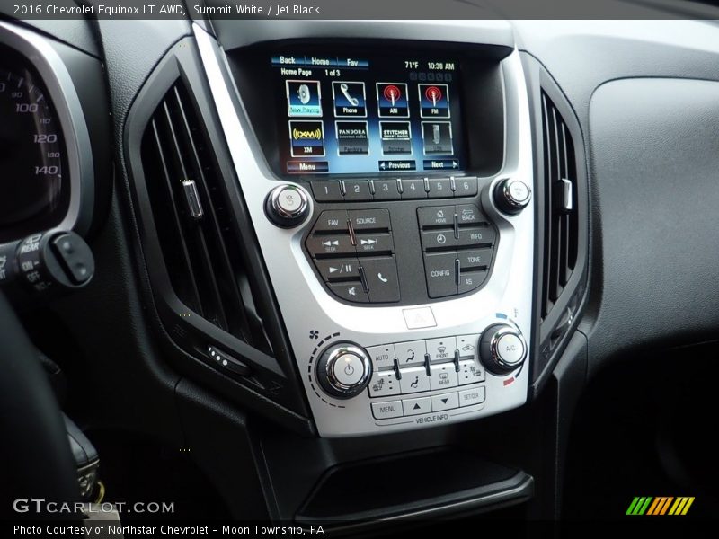 Summit White / Jet Black 2016 Chevrolet Equinox LT AWD