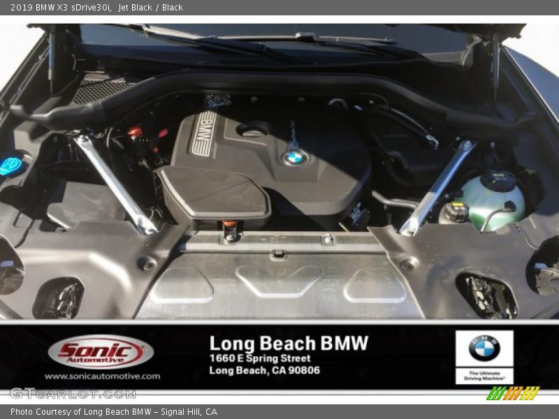 Jet Black / Black 2019 BMW X3 sDrive30i