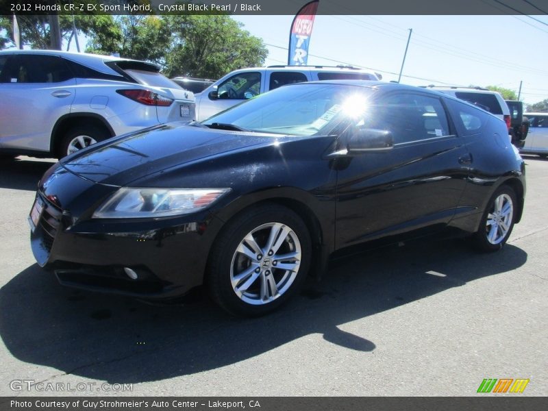Crystal Black Pearl / Black 2012 Honda CR-Z EX Sport Hybrid