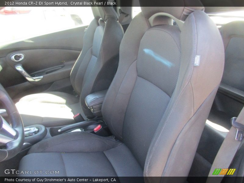Crystal Black Pearl / Black 2012 Honda CR-Z EX Sport Hybrid