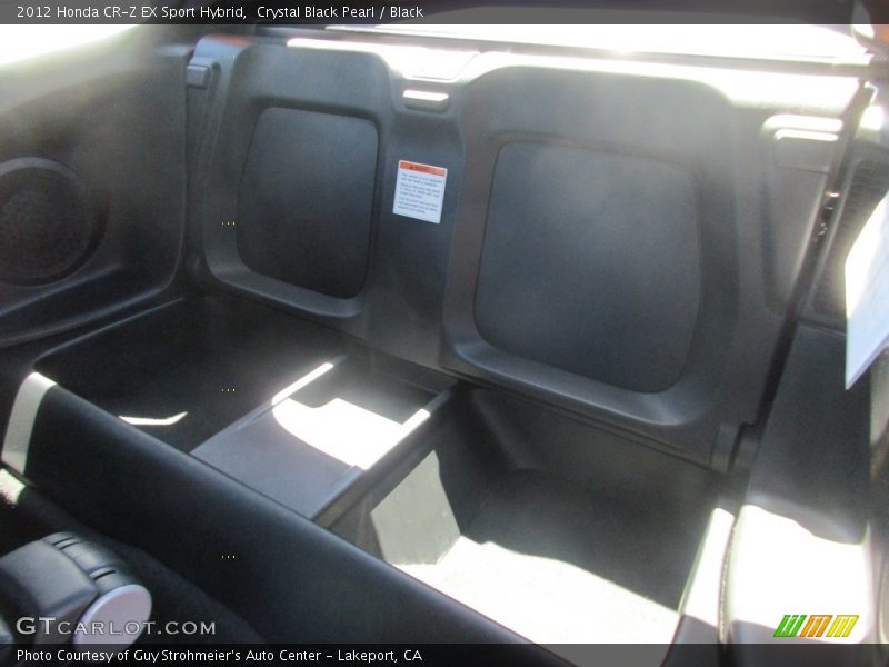 Crystal Black Pearl / Black 2012 Honda CR-Z EX Sport Hybrid