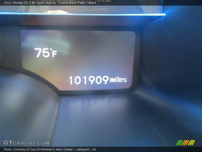 Crystal Black Pearl / Black 2012 Honda CR-Z EX Sport Hybrid