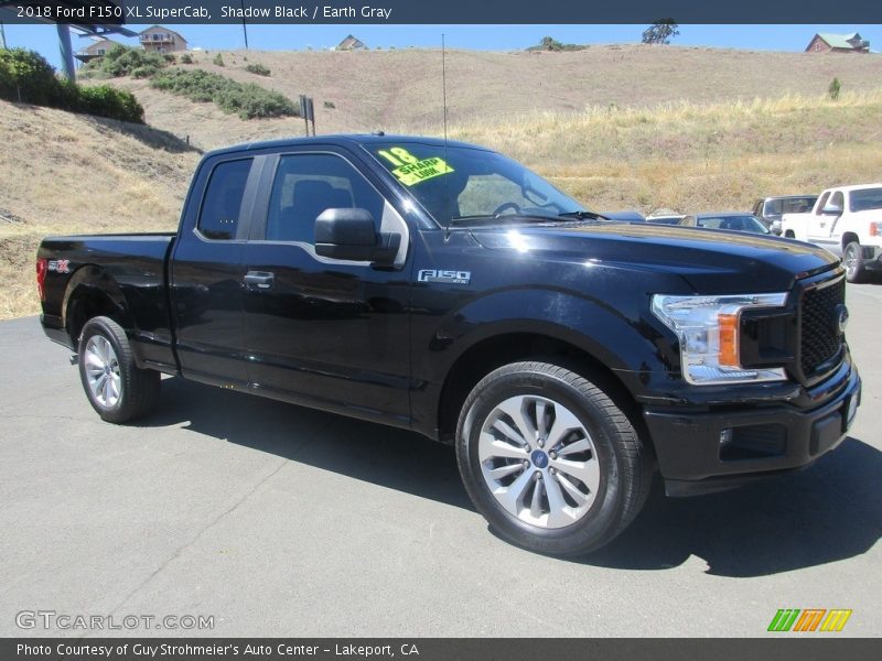 Shadow Black / Earth Gray 2018 Ford F150 XL SuperCab