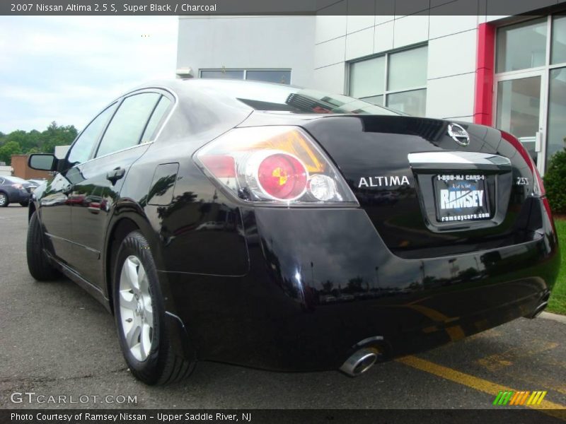 Super Black / Charcoal 2007 Nissan Altima 2.5 S