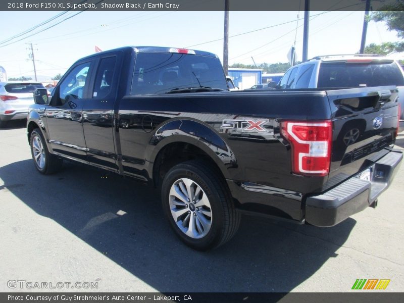 Shadow Black / Earth Gray 2018 Ford F150 XL SuperCab