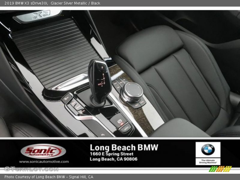 Glacier Silver Metallic / Black 2019 BMW X3 sDrive30i