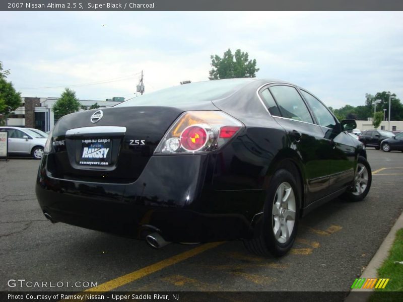 Super Black / Charcoal 2007 Nissan Altima 2.5 S