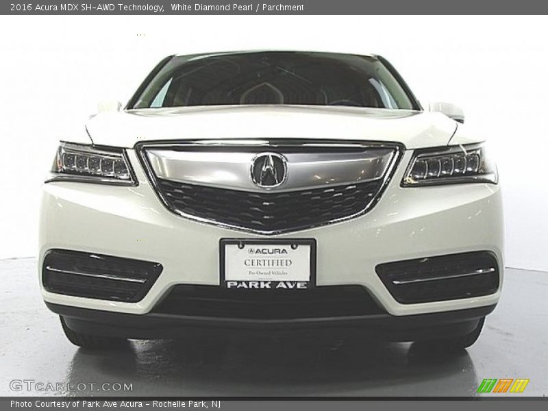 White Diamond Pearl / Parchment 2016 Acura MDX SH-AWD Technology