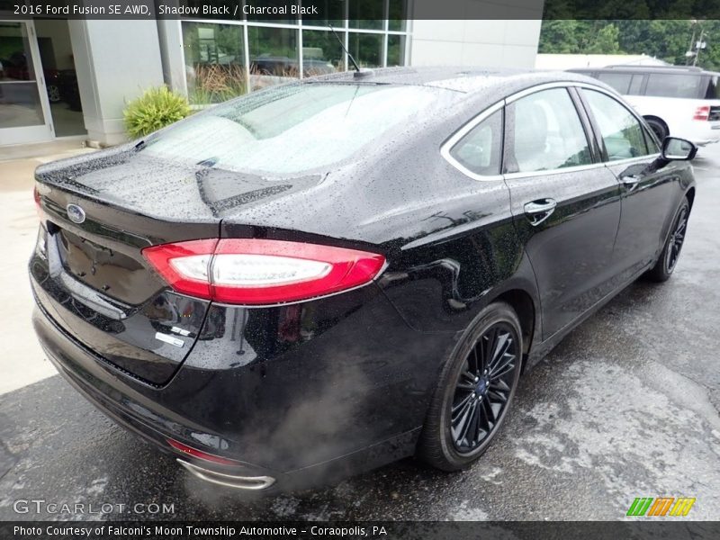 Shadow Black / Charcoal Black 2016 Ford Fusion SE AWD