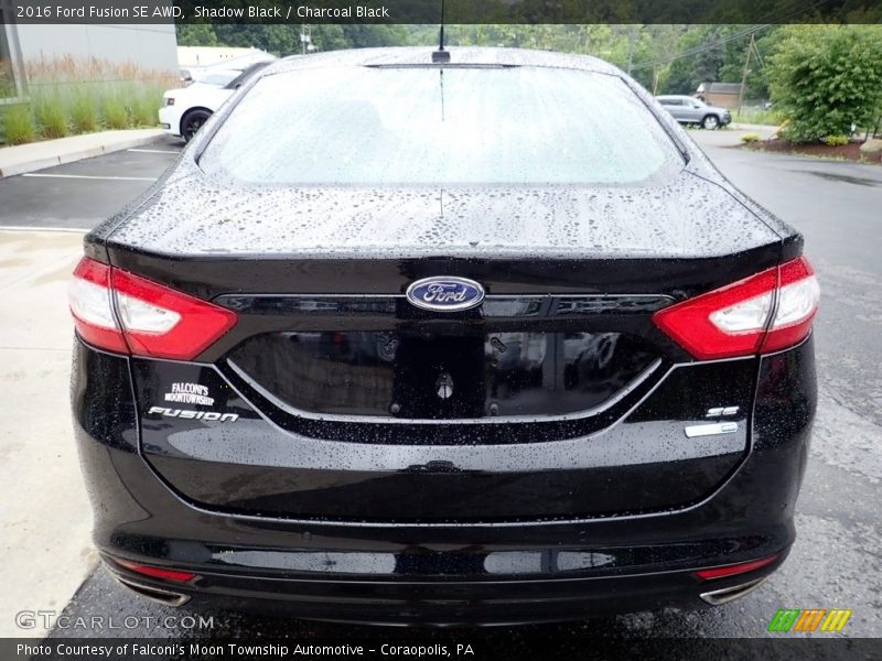 Shadow Black / Charcoal Black 2016 Ford Fusion SE AWD