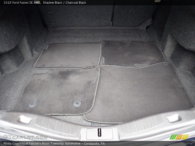 Shadow Black / Charcoal Black 2016 Ford Fusion SE AWD